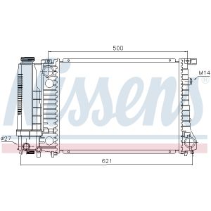Arrefecedor do motor AVA COOLING BW2101