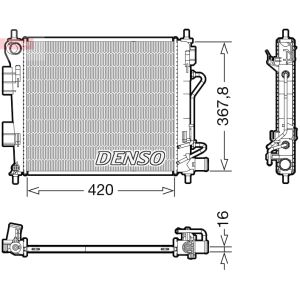 Raffreddatore motore DENSO DRM41018