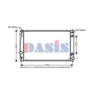 Motorkühler AKS DASIS 210164N
