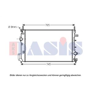 Motorkühler AKS DASIS 190014N