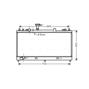 Arrefecedor do motor AVA COOLING MZ2224