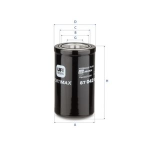 Filter, Arbeitshydraulik UFI 87.042.00