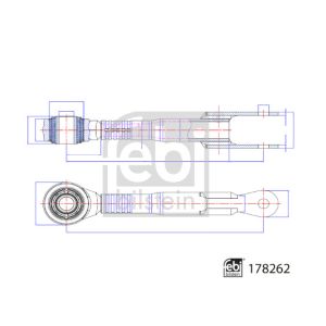 Barra estabilizadora, traseira esquerda/direita  FEBI BILSTEIN 178262