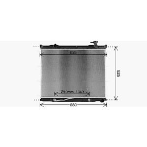 Raffreddatore motore AVA COOLING KA2337