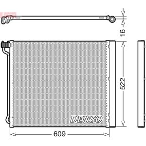 Condensatore, impianto di climatizzazione DENSO DCN05034