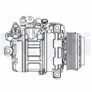 Klimakompressor DELPHI CS20547