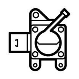 Sensor, presión gas de escape NRF 708109