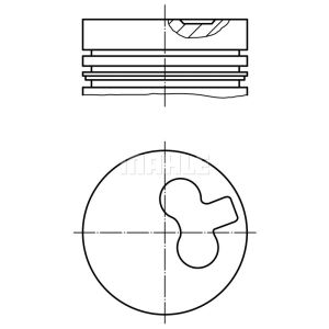 Pistón MAHLE 011 29 00