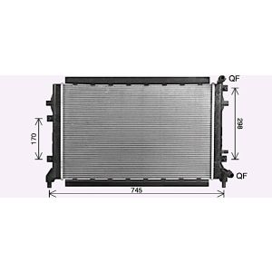 Arrefecedor do motor AVA COOLING ST2048