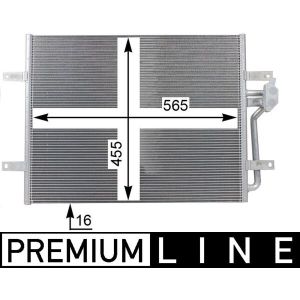 A/C-kondensor MAHLE AC 25 000P