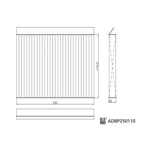 Innenraumluftfilter BLUE PRINT ADBP250110