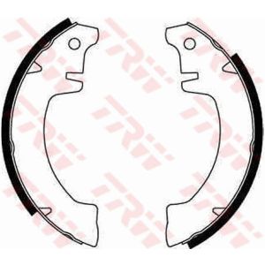 Conjunto, sapatas de travão TRW GS8022