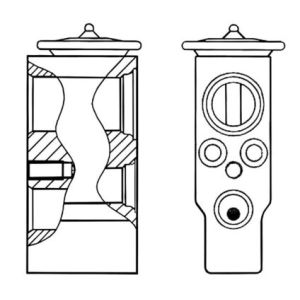 Válvula de expansión, aire acondicionado MAHLE AVE 25 000S
