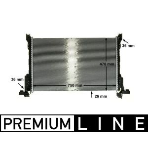 Arrefecedor do motor MAHLE CR 86 000P