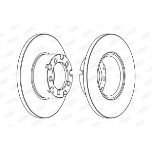Disco de freno BERAL BCR116A