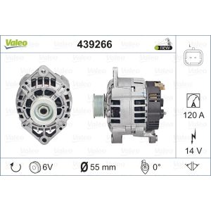 Lichtmaschine, Generator VALEO 439266