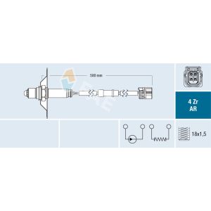 Sonda lambda FAE 75610