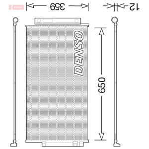 Kondensator, Klimaanlage DENSO DCN09047