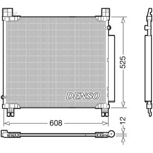 Kondensator, Klimaanlage DENSO DCN50050