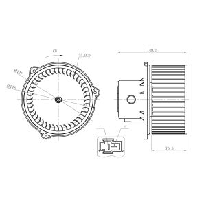 Ventilatore interno NRF 34275