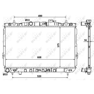 Kühler, Motorkühlung EASY FIT NRF 53471