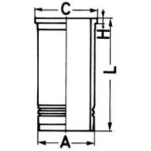 Sylinteriputki KOLBENSCHMIDT 88318110