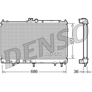 Jäähdytin, moottorin jäähdytys DENSO DRM45026