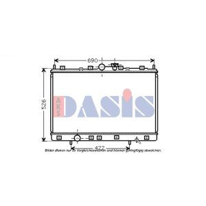 Motorkühler AKS DASIS 140075N