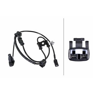 Snelheidssensor, ABS HELLA 6PU 358 252-231