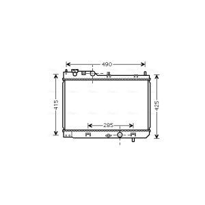 Arrefecedor do motor AVA COOLING MZ2214