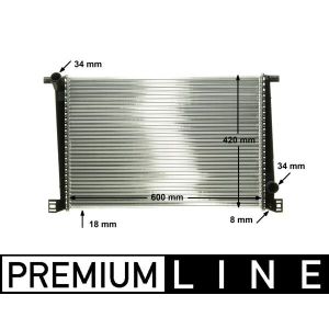 Arrefecedor do motor MAHLE CR 1123 000P