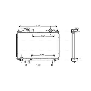 Arrefecedor do motor AVA COOLING MZ2171