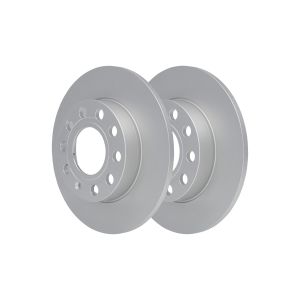 Kit De Rotores De Freno Ate 24.0110-0261.1 – Discos Macizos Revestidos De 245mm Para Audi A4 Y Seat Exeo