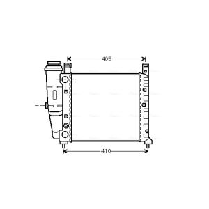 Arrefecedor do motor AVA COOLING FT2077