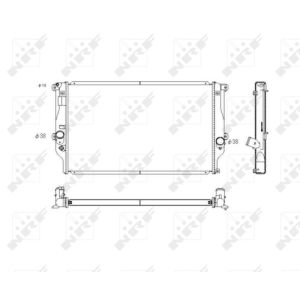 Radiator, motorkoeling NRF 53769