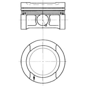 Pistão KOLBENSCHMIDT 94 503 710