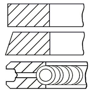 Kolbenringsatz GOETZE 08-252507-00