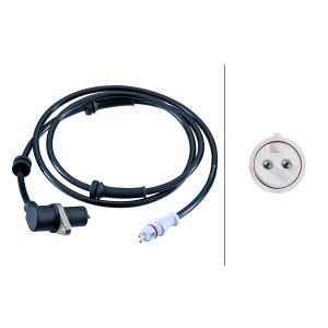 Snelheidssensor, ABS HELLA 6PU 358 252-591