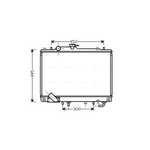 Arrefecedor do motor AVA COOLING MT2157