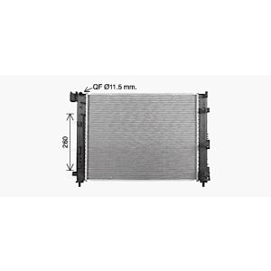 Arrefecedor do motor AVA COOLING DN2481