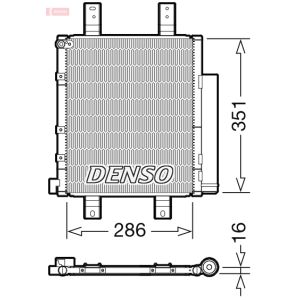 A/C-kondensor DENSO DCN35005