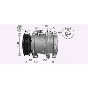 Compressor, ar condicionado AVA COOLING HDAK322