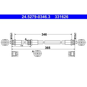 Bromsslang ATE 24.5279-0346.3