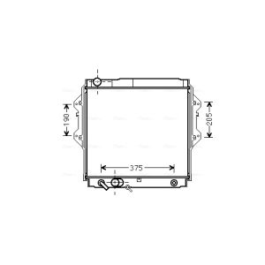 Raffreddatore motore AVA COOLING TO2561