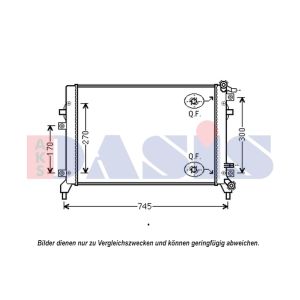 Raffreddatore motore AKS DASIS 040053N