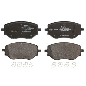 Conjunto de pastilhas de travão DELPHI LP3644, frente