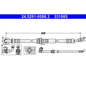 Flexible de frein ATE 24.5291-0508.3