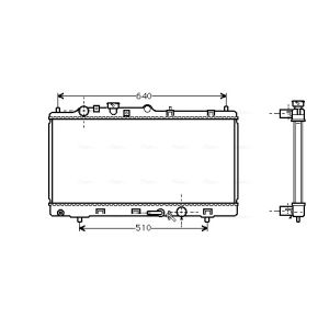 Arrefecedor do motor AVA COOLING MZ2152