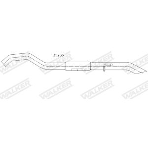 Endschalldämpfer WALKER 25265