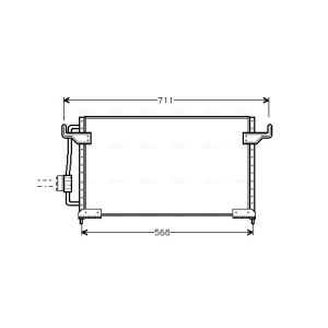 Kondensator, Klimaanlage AVA COOLING CN5085